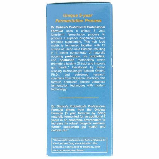 Dr. Ohhira's Probiotics Professional Formula, ESF
